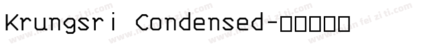 Krungsri Condensed字体转换